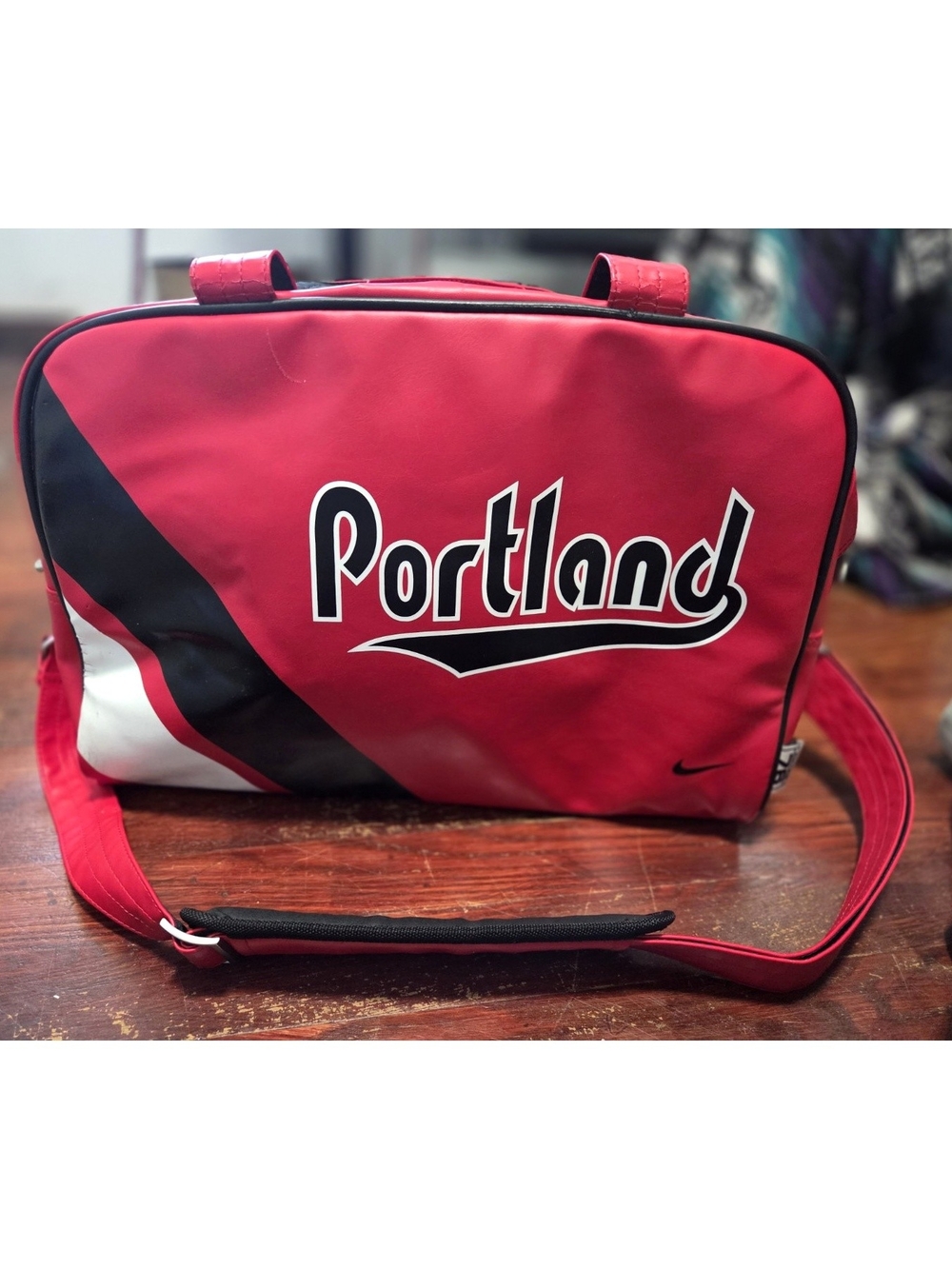 Vintage Y2K Nike Team 76 Portland Duffel Bag